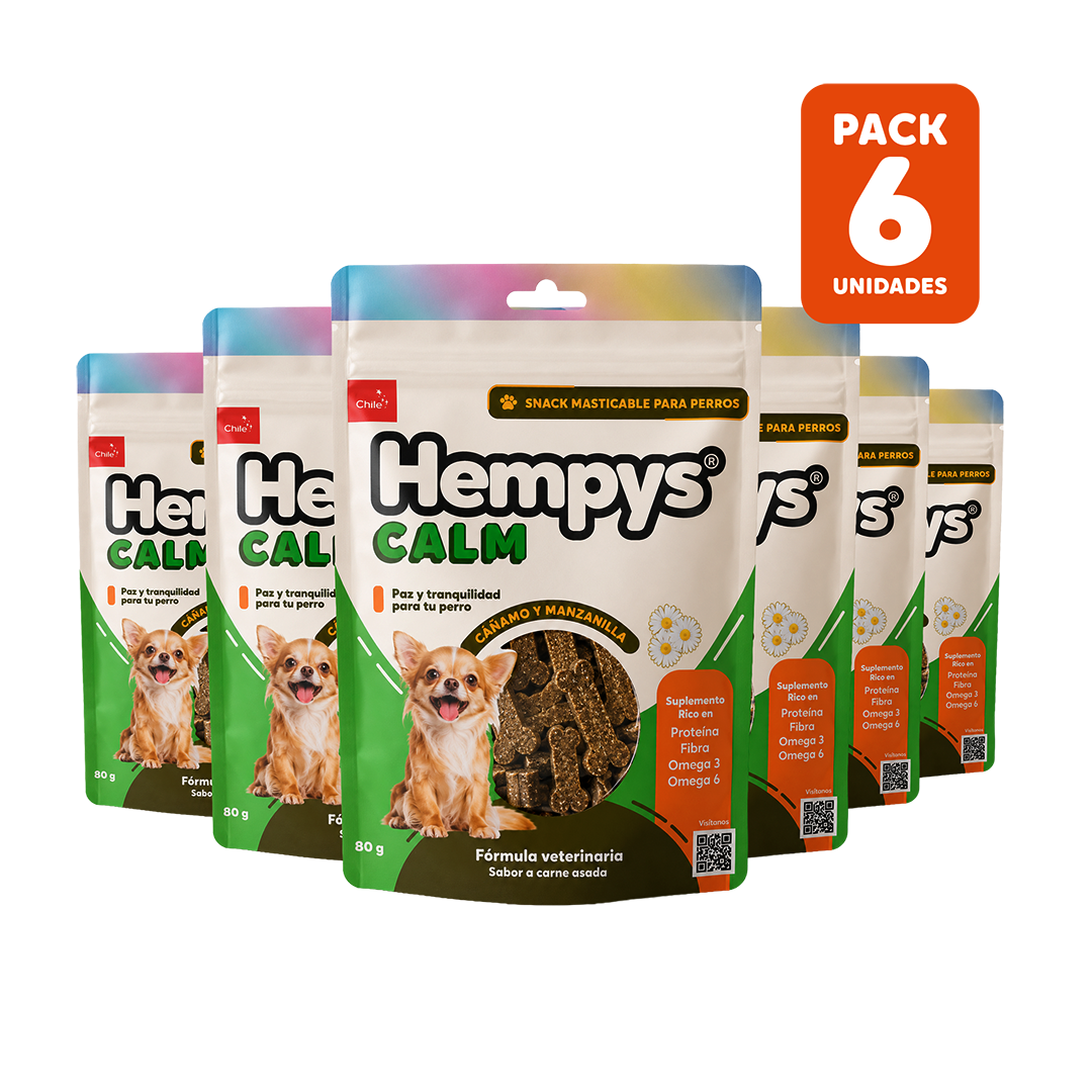 Pack 6 Hempys Calm - Doypack 80 gr