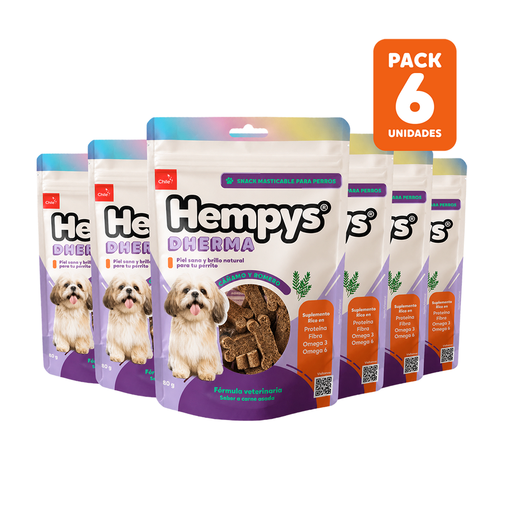 Pack 6 Hempys Dherma - Doypack 80 gr.