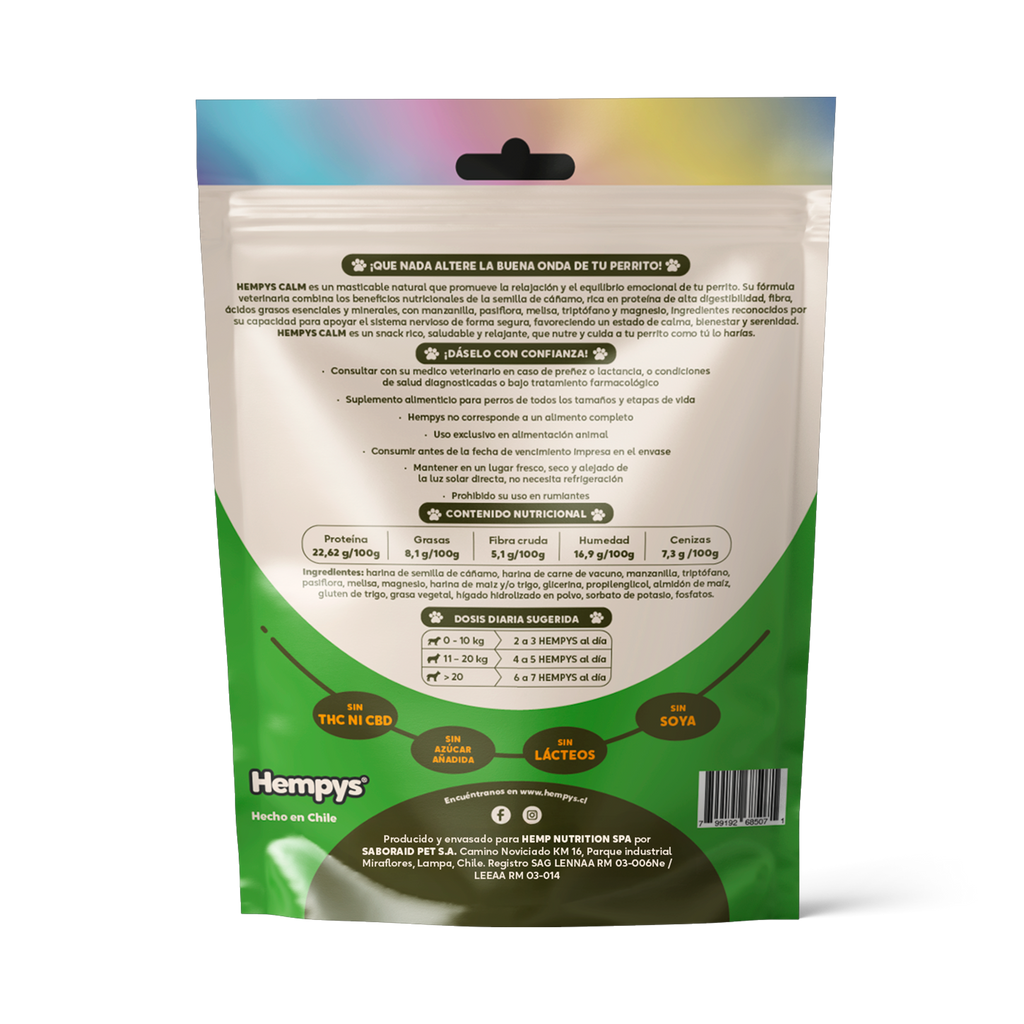 Pack 3 Hempys Variedades - Doypack 80 gr.