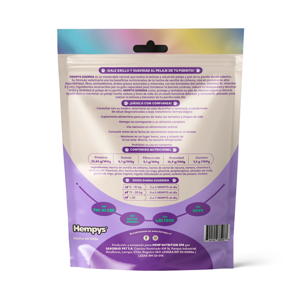 Pack 3 Hempys Variedades - Doypack 80 gr.