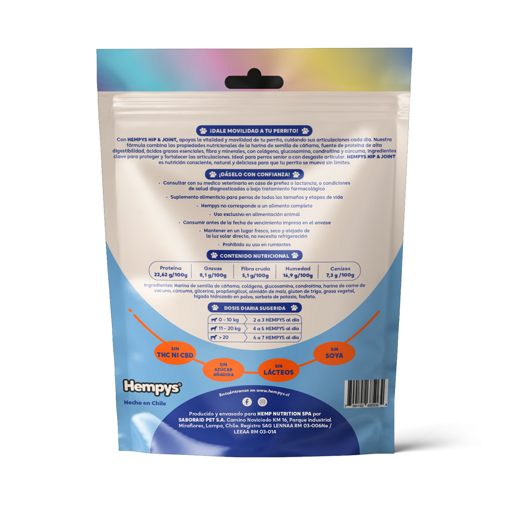 Hempys Hip & Joint - Doypack 80 gr.