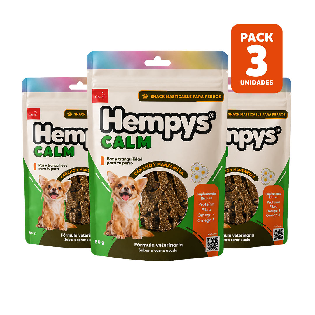 Pack 3 Hempys Calm - Doypack 80 gr.