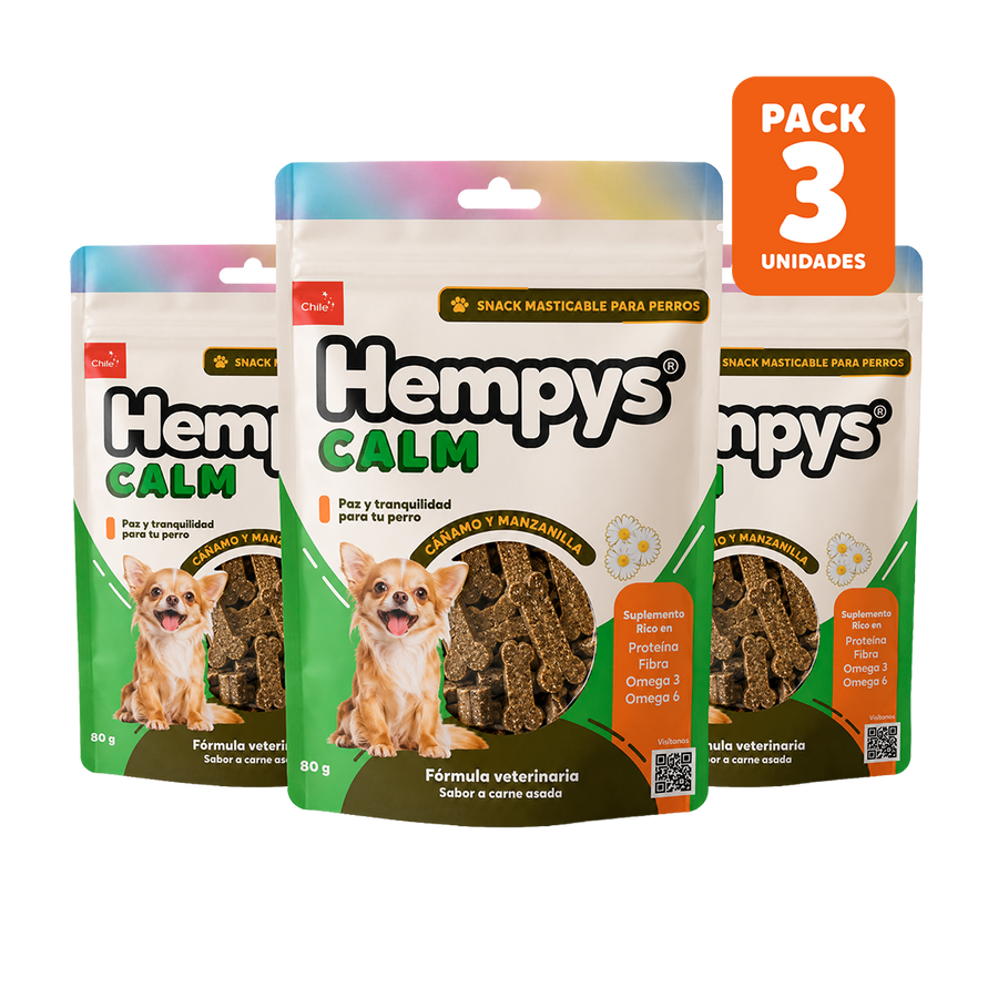 Pack 3 Hempys Calm - Doypack 80 gr.